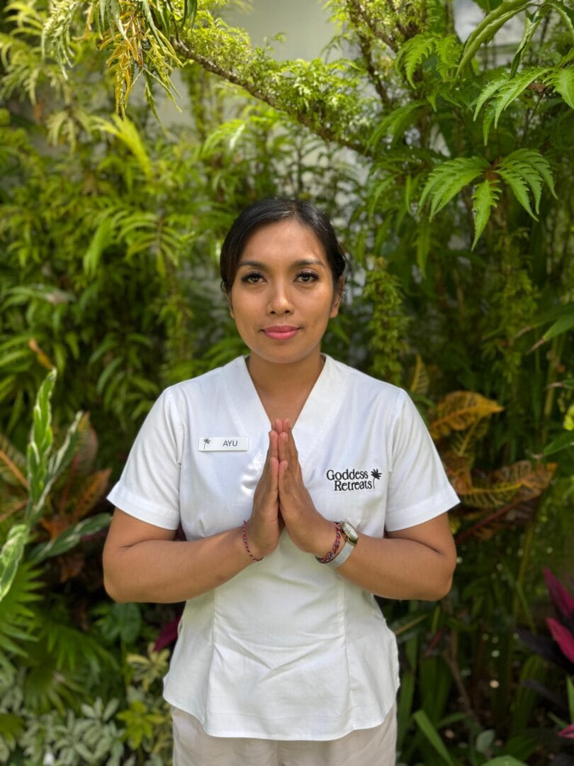 Ayu, spa therapist at Ubud spa, staff membe